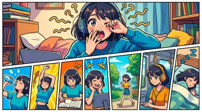 英語リスニングで眠くなる原因は？脳疲労を防ぐ7つの対策法をご紹介！