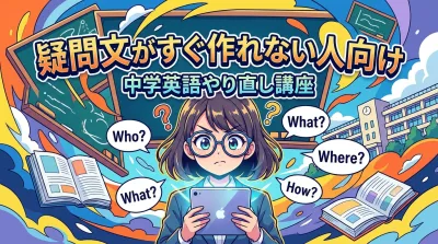疑問文がすぐ作れない人向けの中学英語やり直し講座