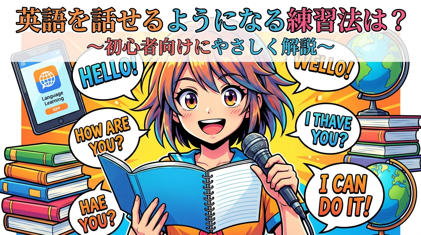 英語を話せるようになる練習法は？初心者向けにやさしく解説