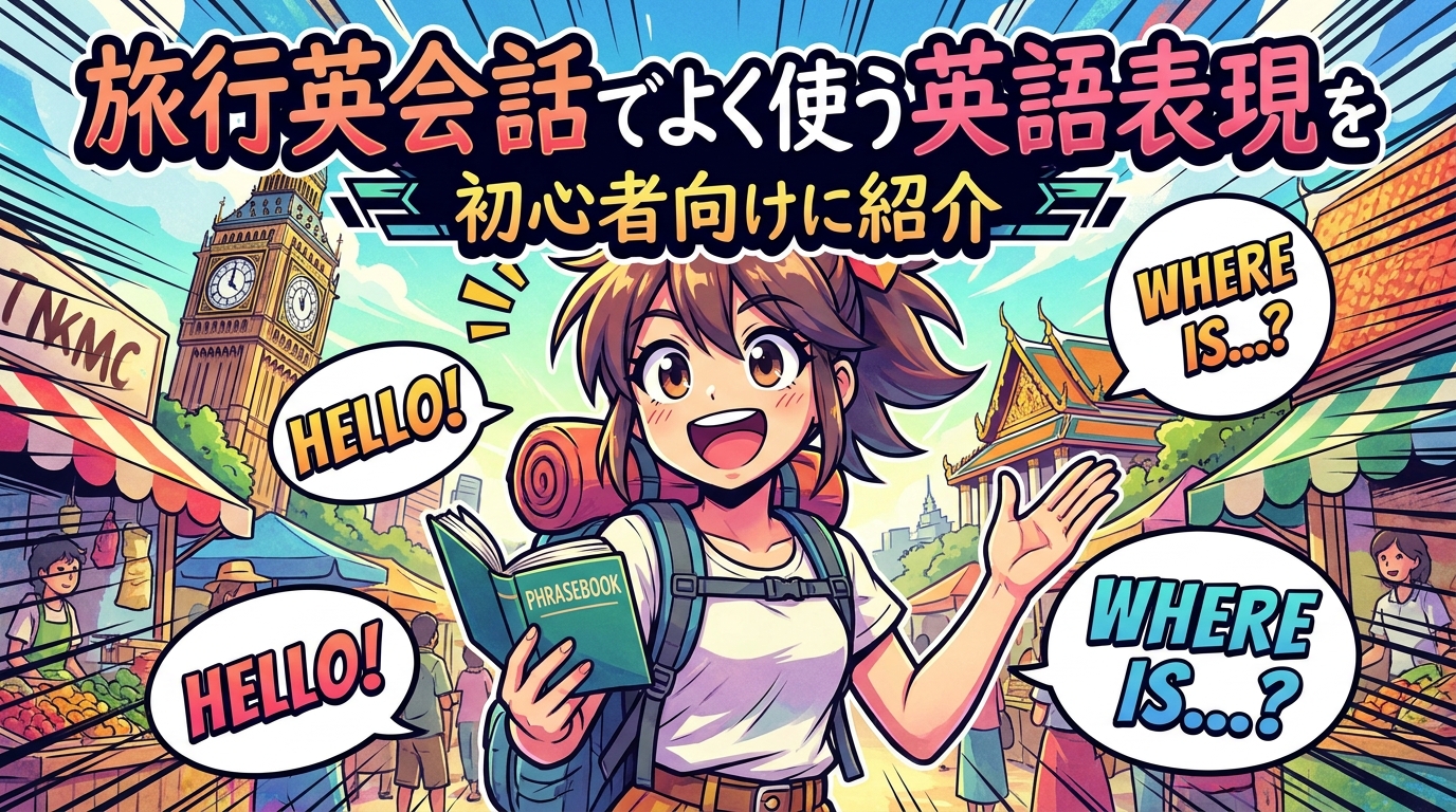 旅行英会話でよく使う英語表現を初心者向けに紹介