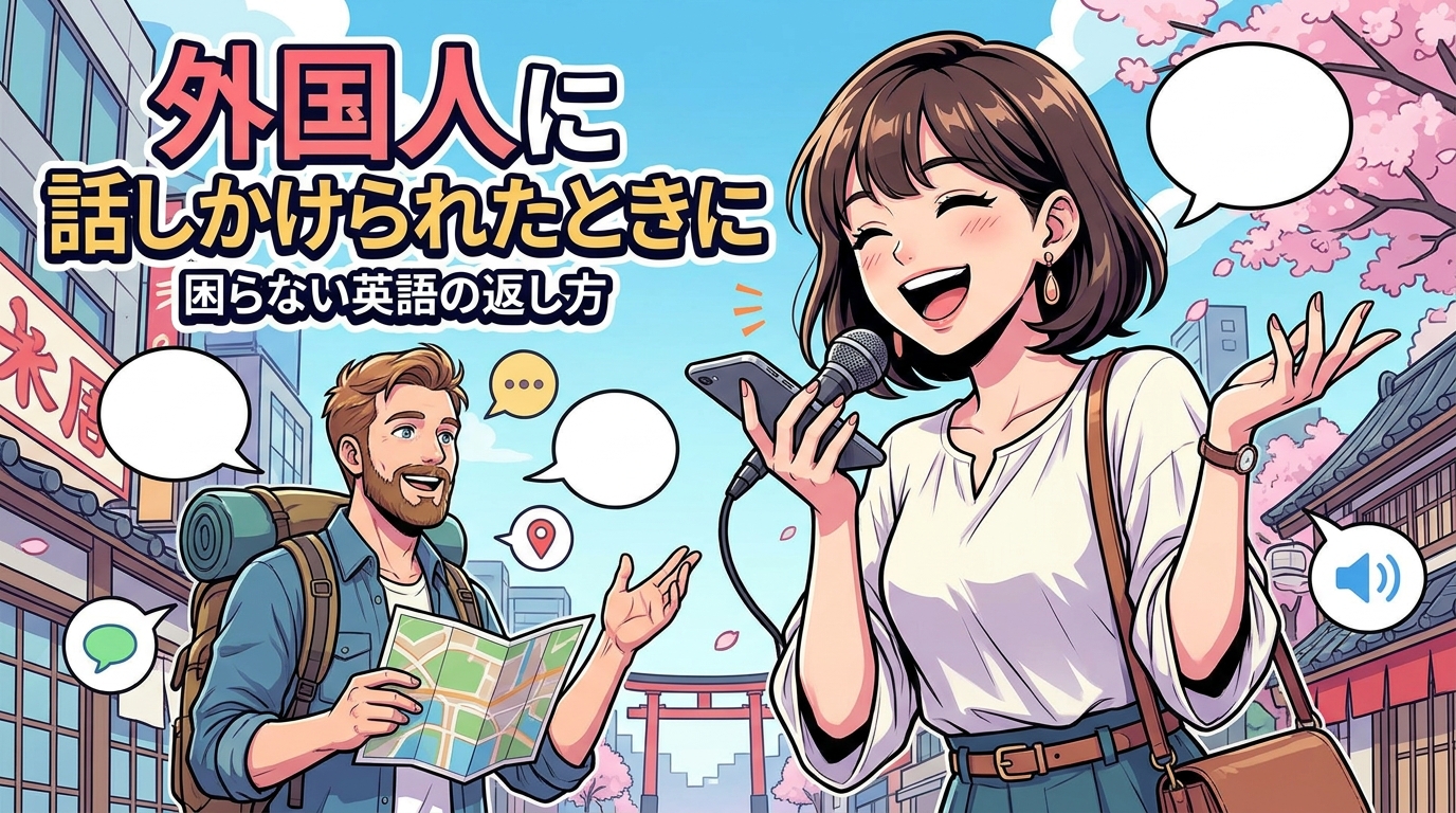 外国人に話しかけられたときに困らない英語の返し方