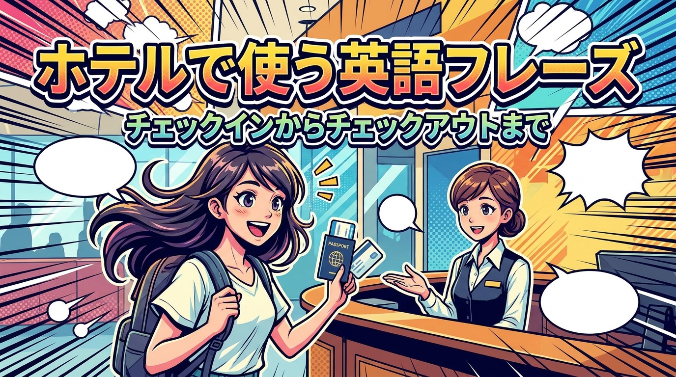 ホテルで使う英語フレーズ｜チェックインからチェックアウトまで
