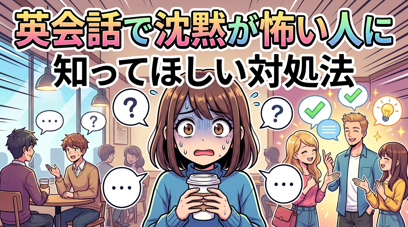 英会話で沈黙が怖い人に知ってほしい対処法
